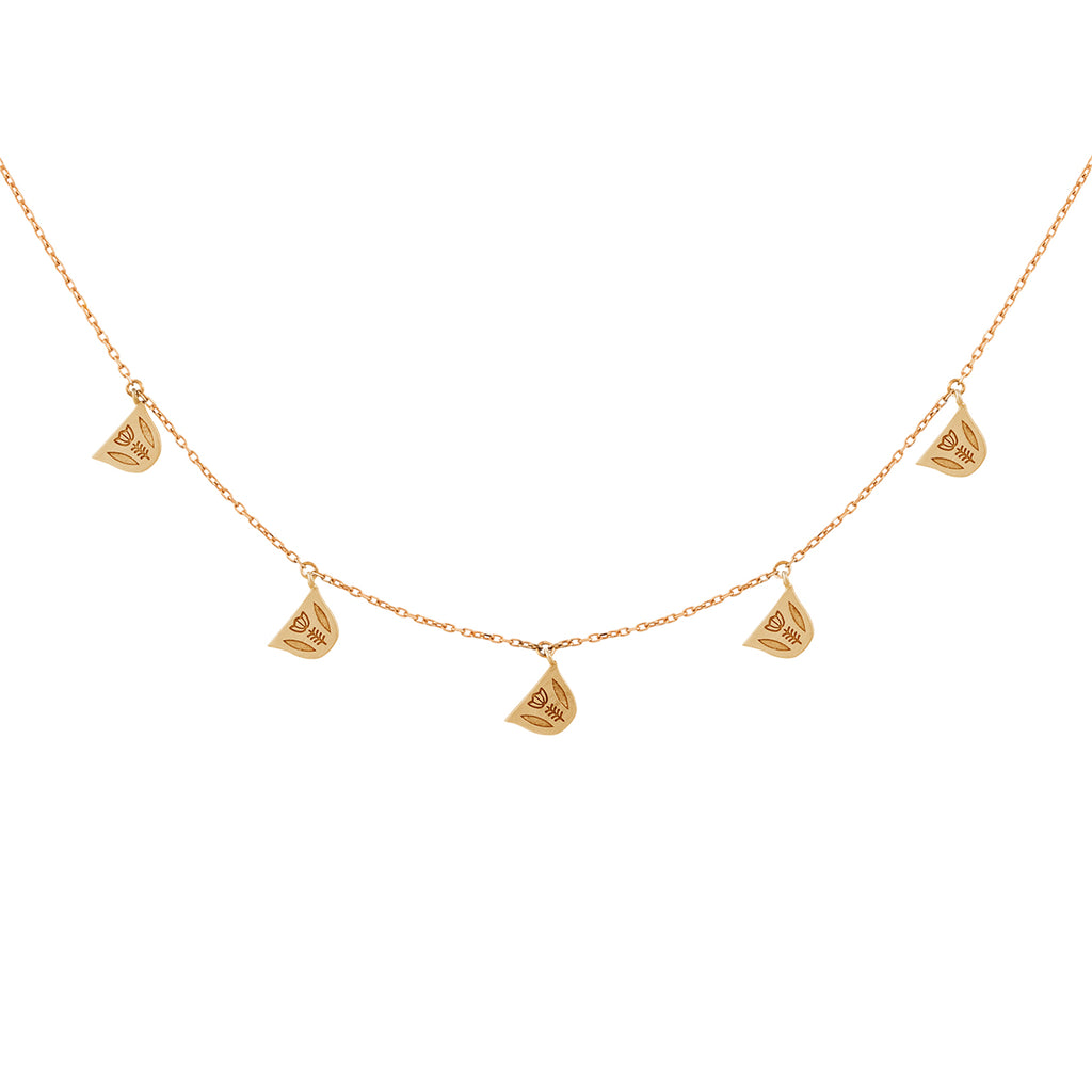 Engraved Finjen Arabi Choker