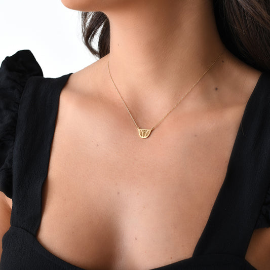 Engraved Finjen Arabi Necklace