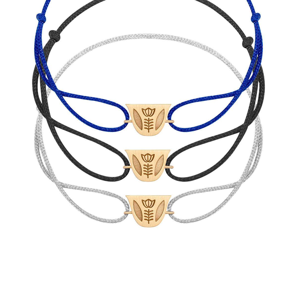 Engraved Finjen Arabi Rope Bracelet (M)