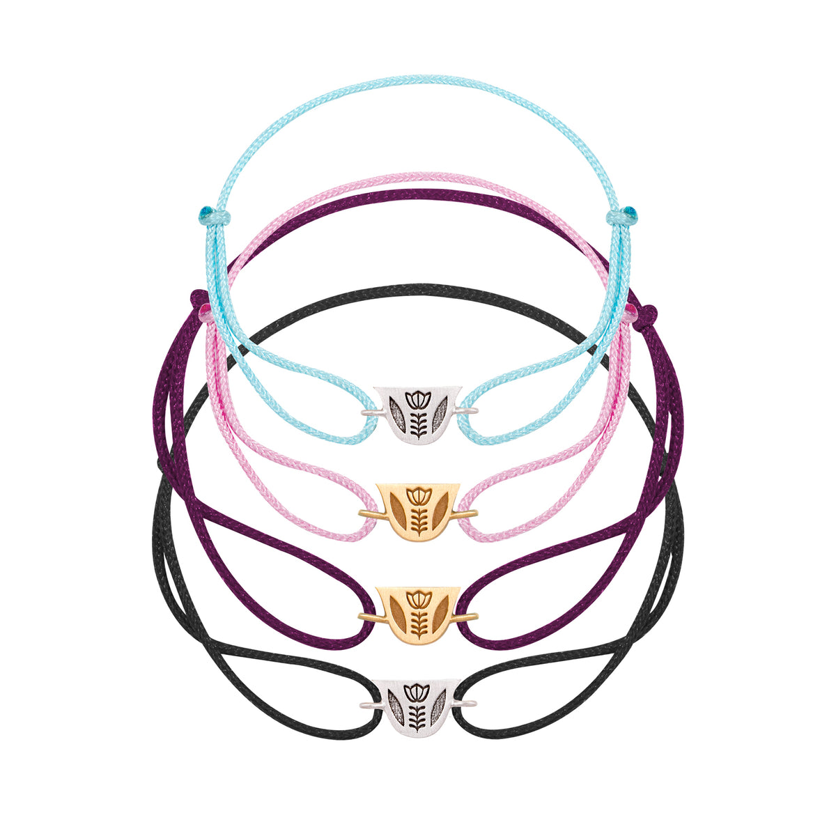 Engraved Finjen Arabi Rope Bracelet (S)