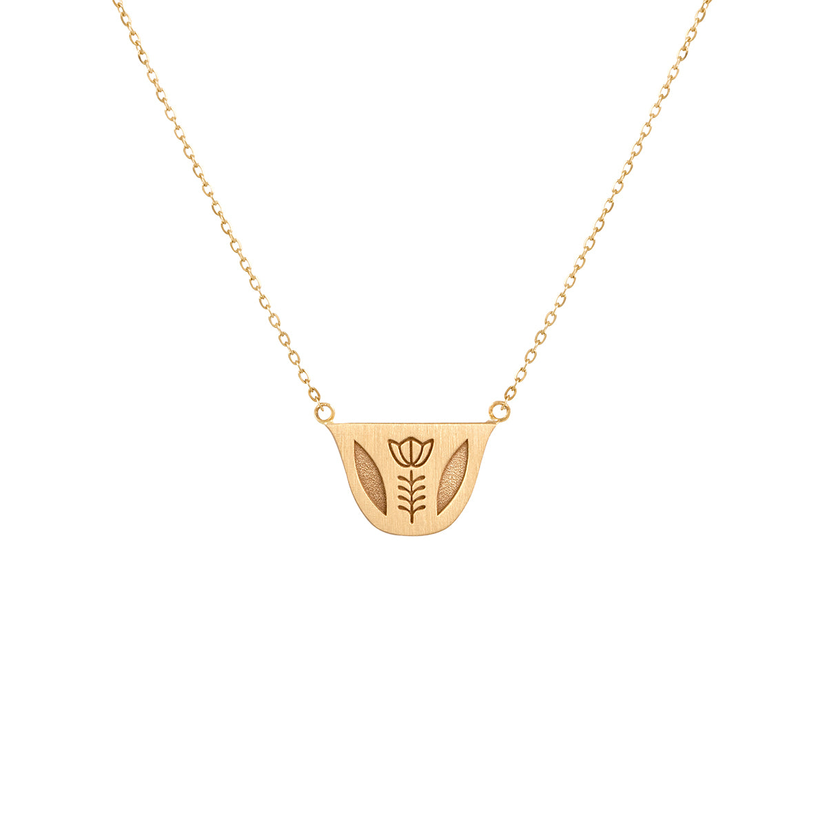 Engraved Finjen Arabi Necklace
