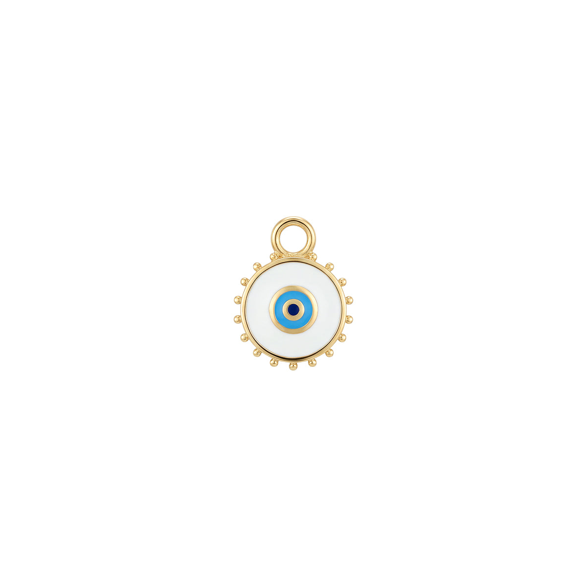 Evil Eye Round Charm