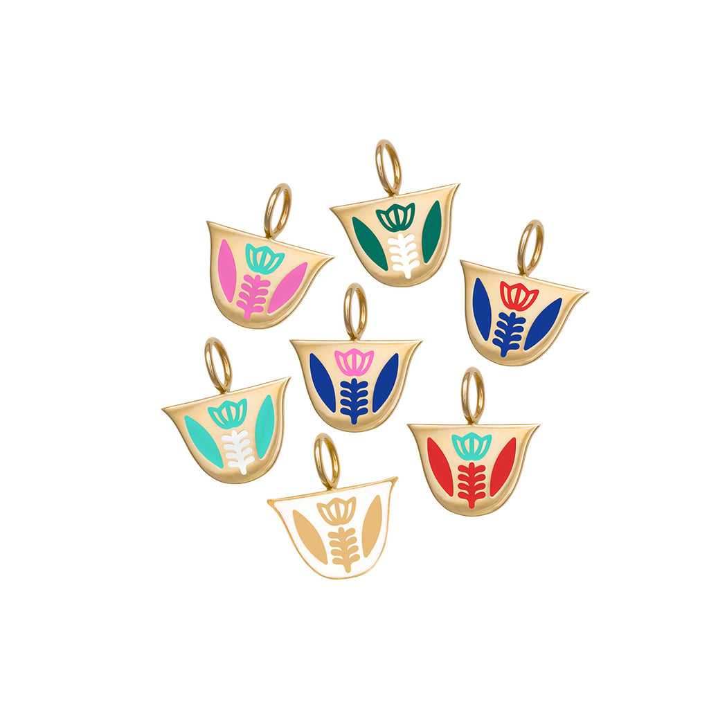 Finjen Arabi Enamel Pendant