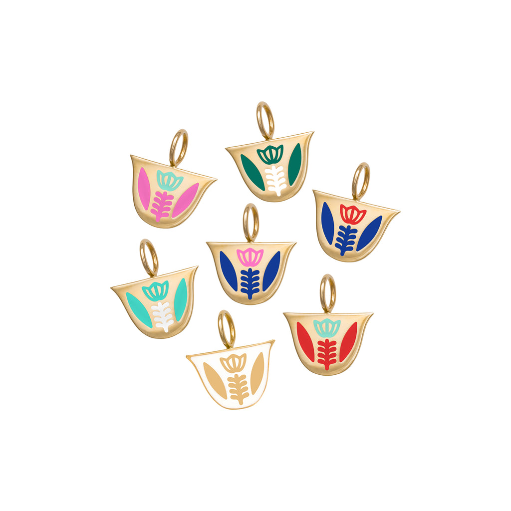 Finjen Arabi Enamel Pendant