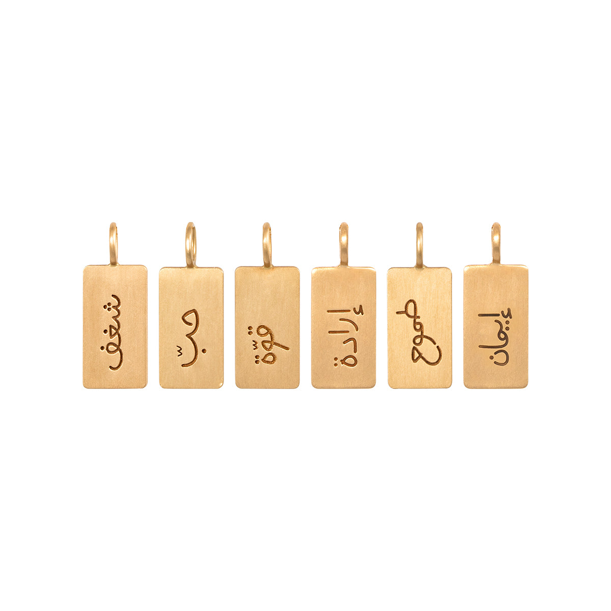 Handwritten Affirmation Tag Pendant