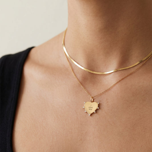 Heart Diamond Pendant