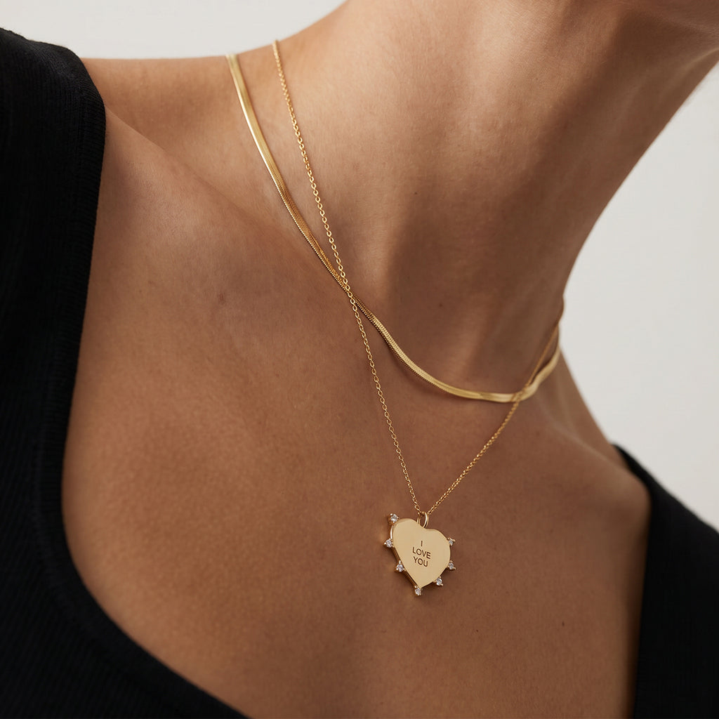 Heart Diamond Pendant