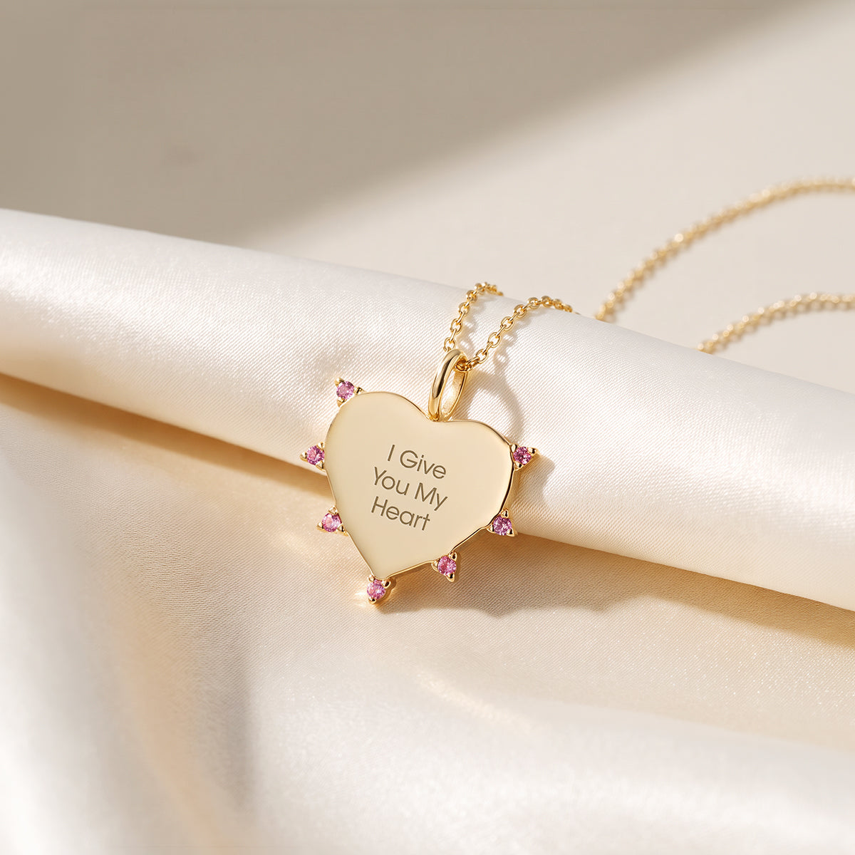 Heart Sapphire Pendant