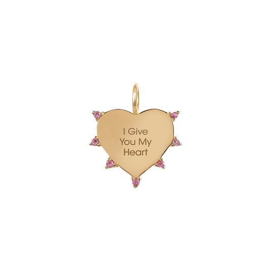 Heart Sapphire Pendant