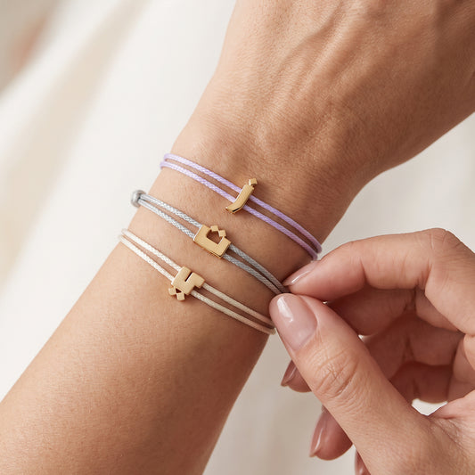 Kufi Letter Rope Bracelet