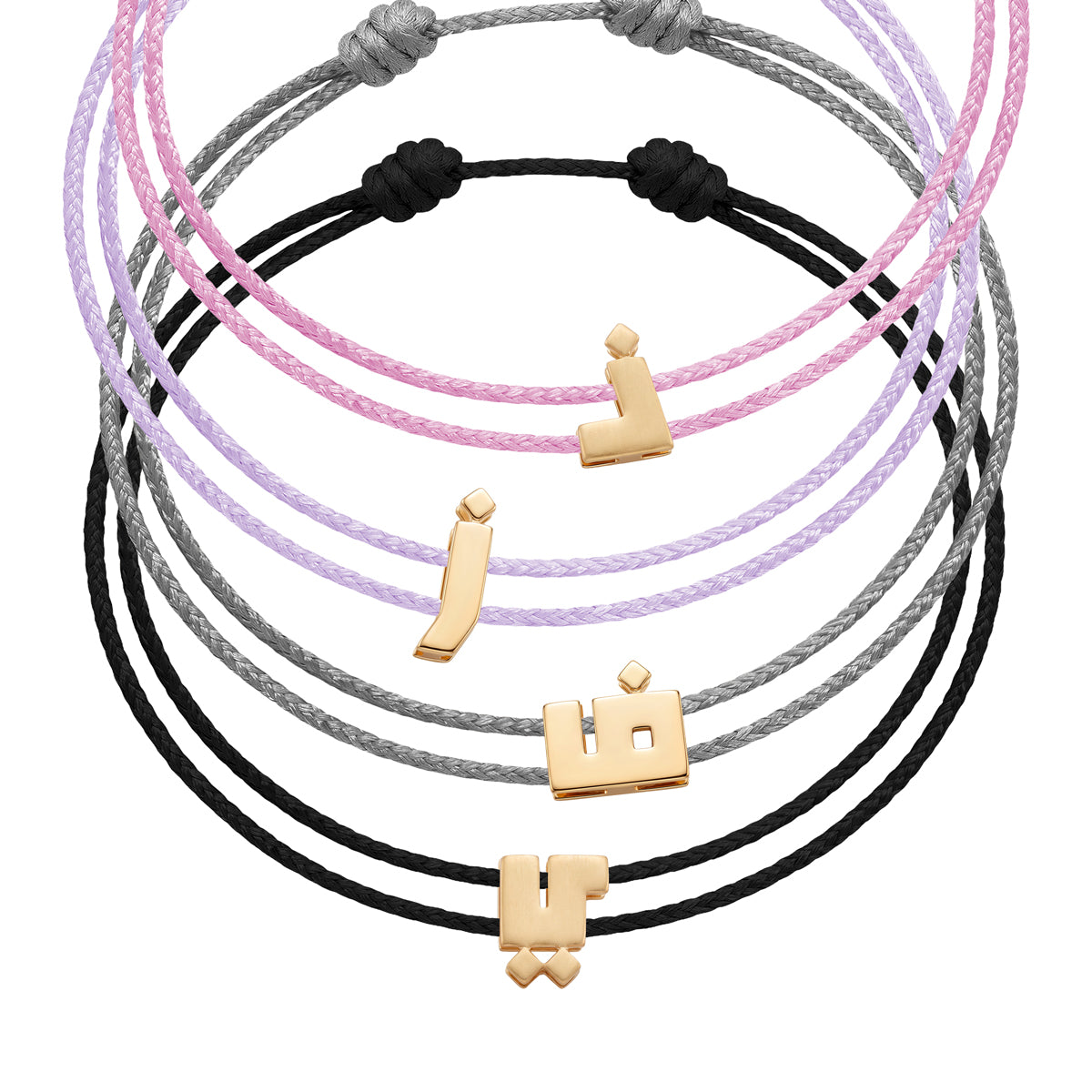 Kufi Letter Rope Bracelet