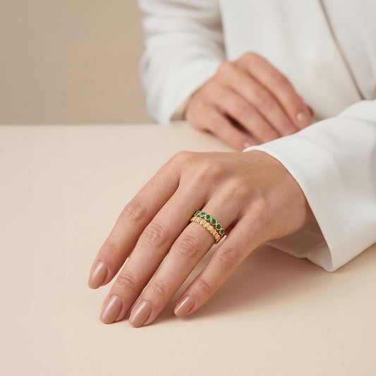 Vertical Bars Ring