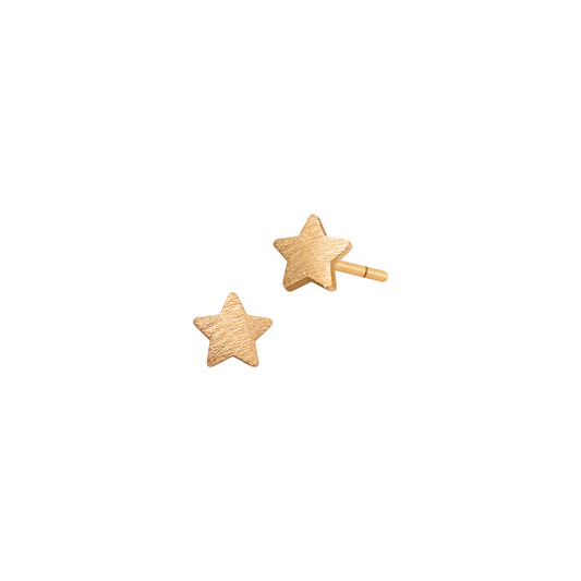 Scratchy Golden Star Earrings For Kids