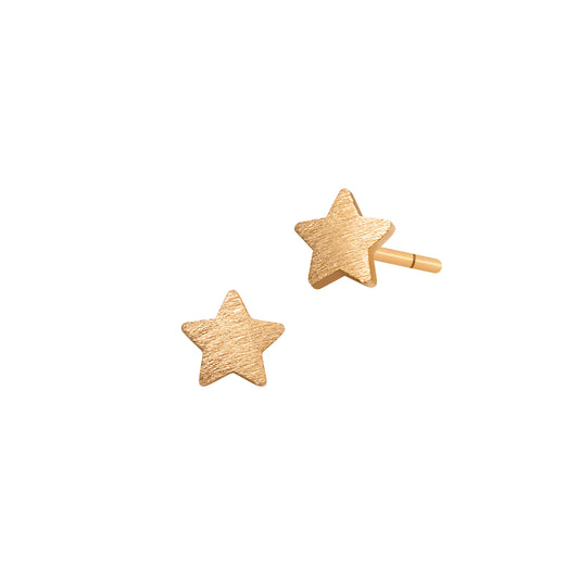 Scratchy Star Earrings For Kids
