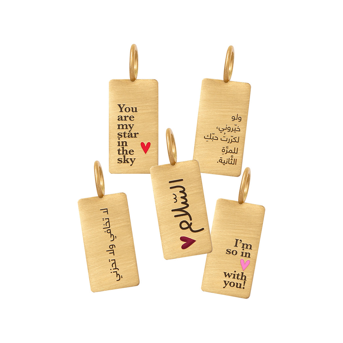 Sentimental Tag Pendant