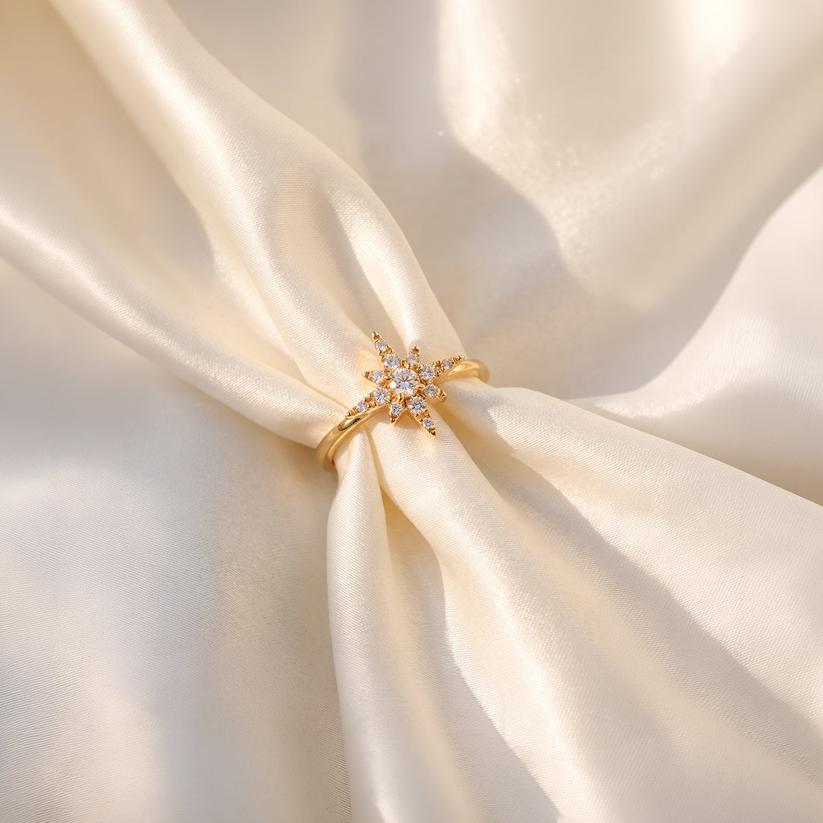 Starburst Diamond Ring