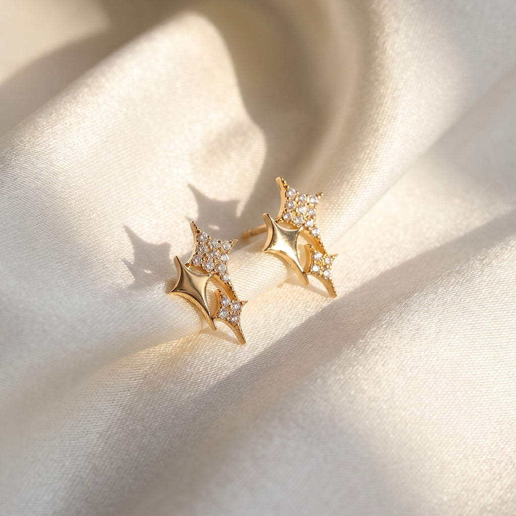 Starry Trinity Earrings