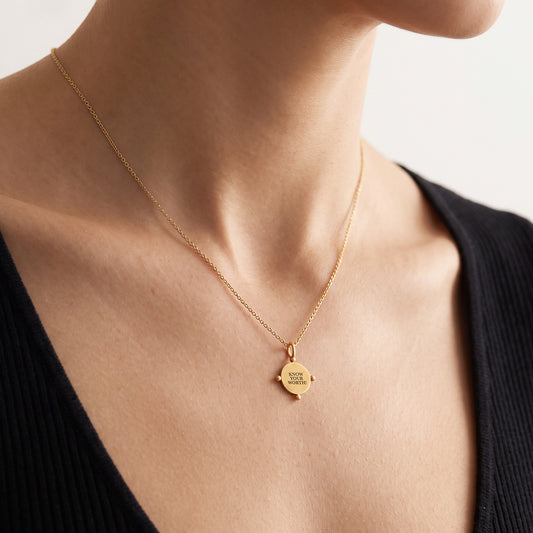 Vintage Compass Pendant