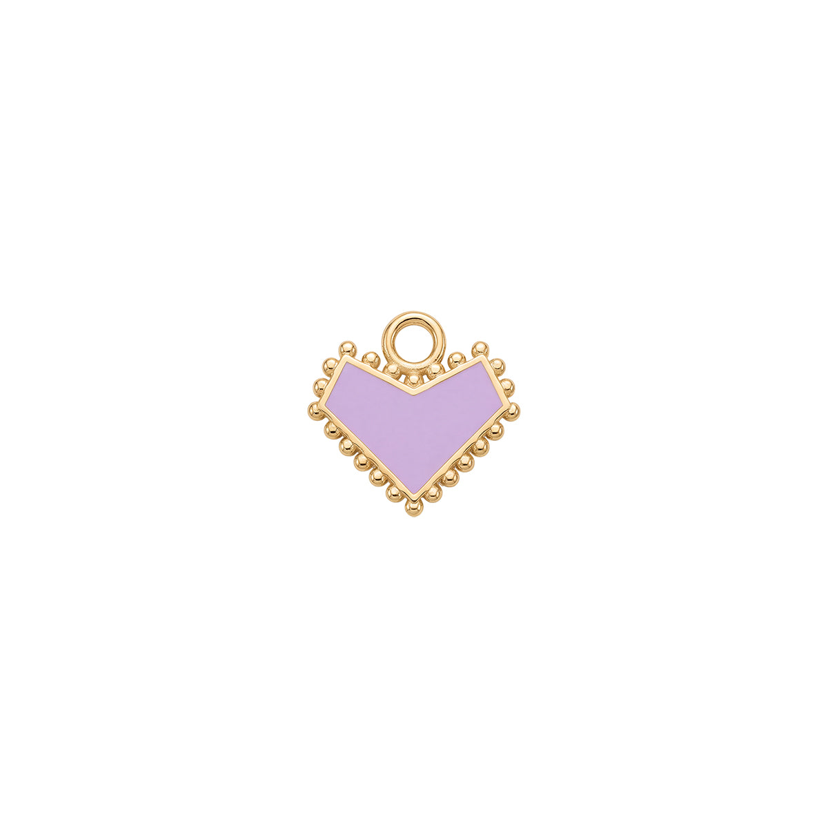 Vintage Heart Enamel Charm