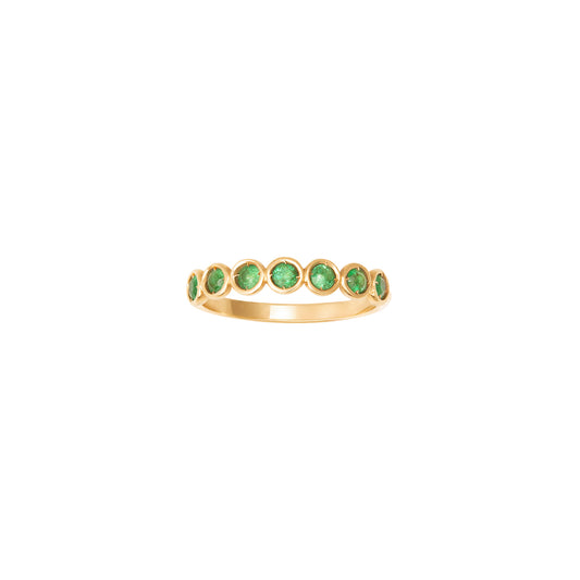 Emerald Circles Ring
